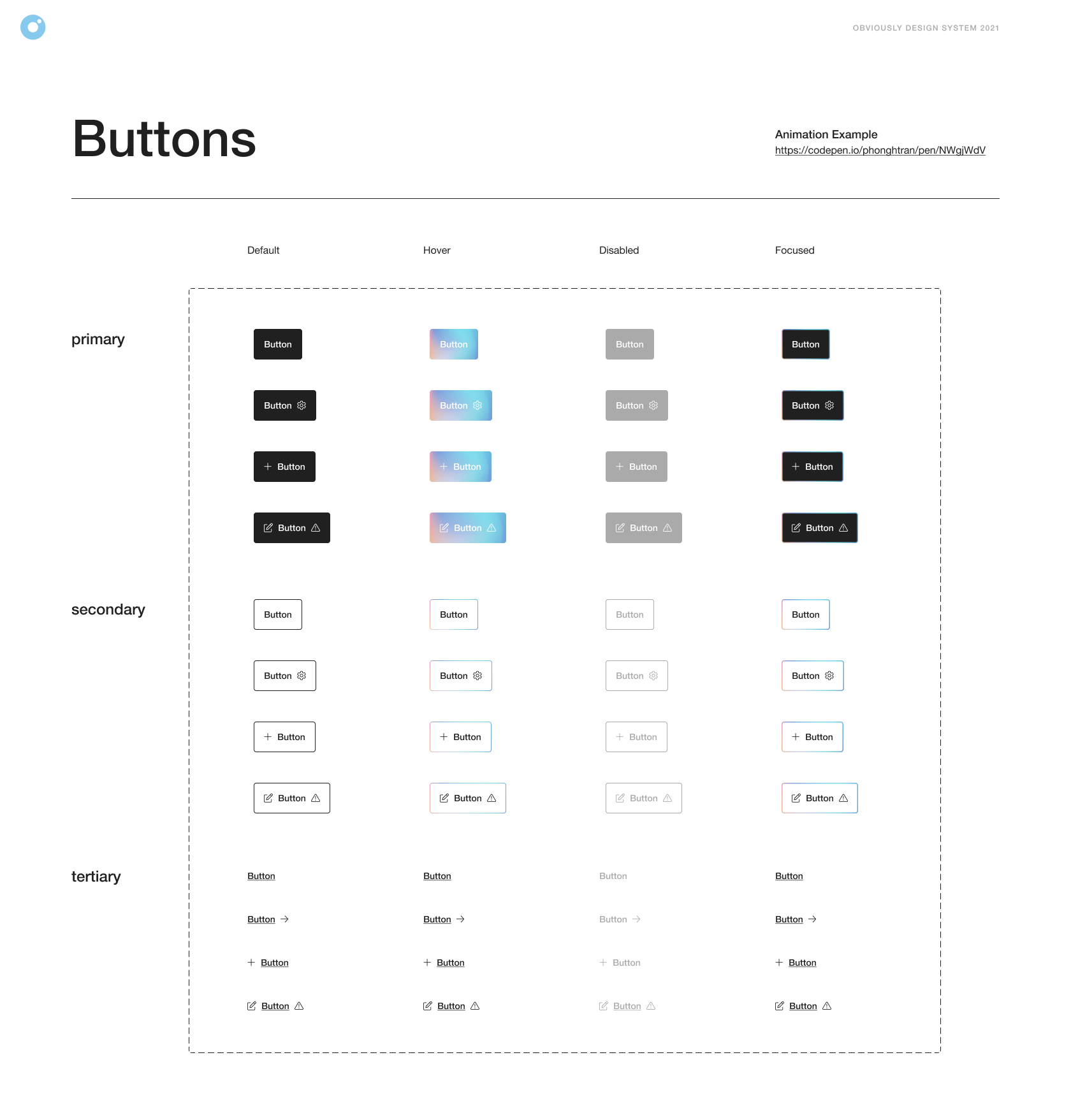 styleguide of components